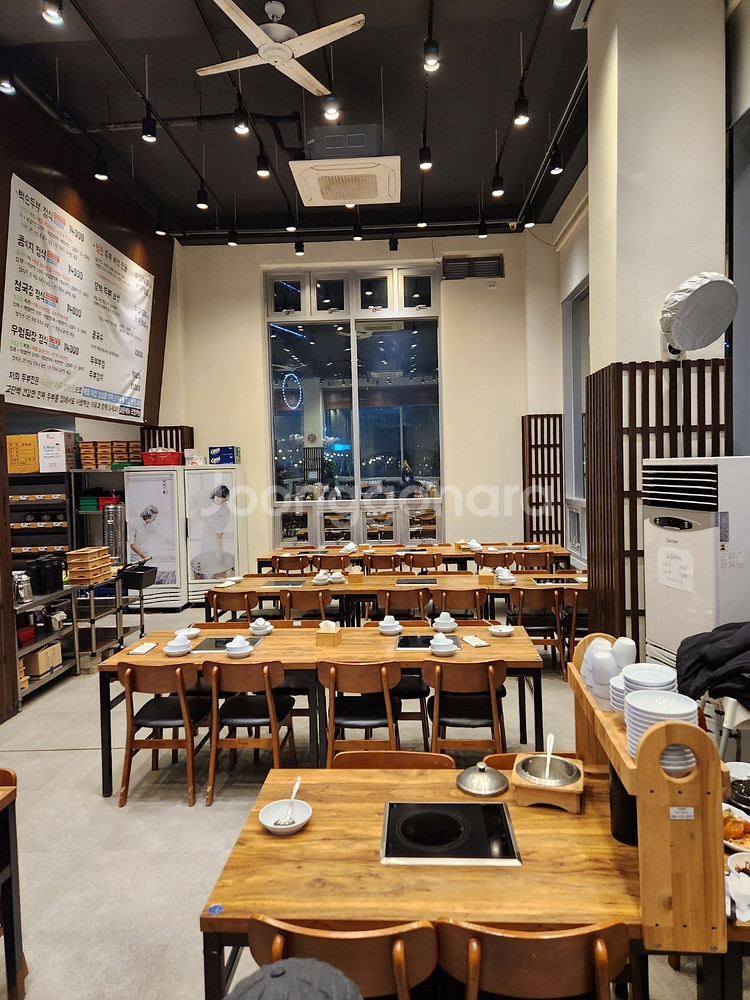 업소용 식당 한식 뷔페 함바 식탁 테이블 4인 750*1200 30각 40각--4